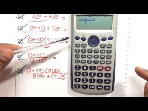 how to use CASIO FX-991ES in (ELECTRICAL ENGINEERING ) (Polar and Rectangular )------1