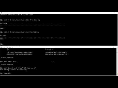 Oracle SODA for SQLCL