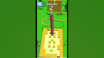 Gameplay top mobile games Relaxing n satisfying game iOS/ANDROID Stacky Dash  #shorts Level 2971