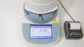 M5 Moisture Analyzer series - Main Commands