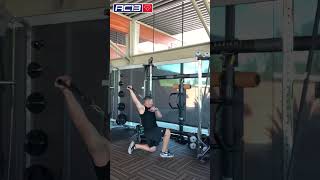 Cable Ipsilateral Half Kneeling SA Decel ECC