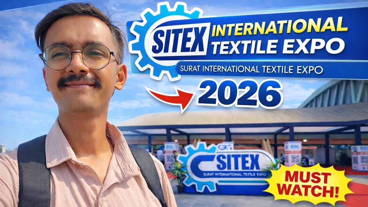 SITEX 2026 Surat | Surat International Textile Expo 2026 Full Vlog | Textile Exhibition & Machinery