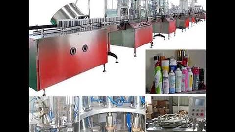 Automatic Spray Filling Machine For Pu Foam Aerosol