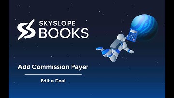 SkySlope Books — Add a Commission Payer
