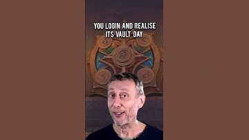 you login and realise its vault day #wow #worldofwarcraft