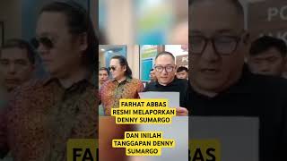 Farhat Abbas Resmi Melaporkan Denny Sumargo