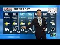 Super 7 Day First Alert Forecast: Isolated shower chances