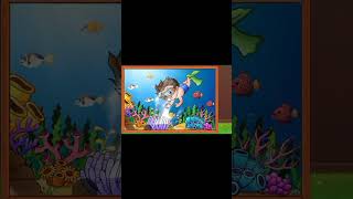 #shorts mewarnai berenang di bawah laut