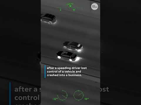Police aerial shows speeding car before deadly Tampa crash