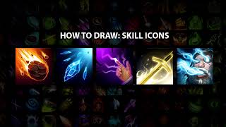 HOW TO DRAW SKILL ICONS