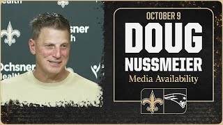 Doug Nussmeier on Spencer Rattler's progression, Taysom Hill | New Orleans Saints
