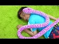 ねみちゃんがヘビに! お医者さんごっこをしたよ♬