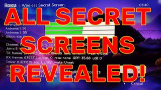 All 11 hidden Roku menu secret  screens and setting codes!