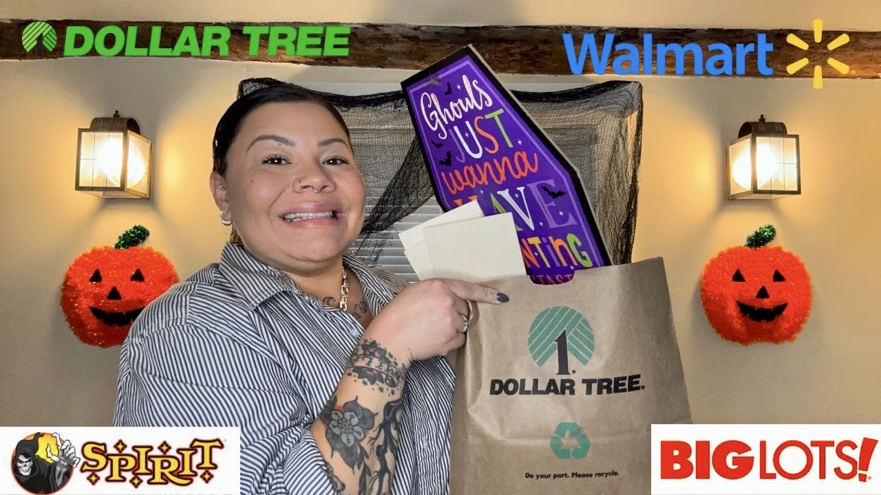 *huge* HALLOWEEN HAUL 🎃 Spirit Halloween, Walmart, Dollar Tree, & Big