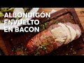 Receta: Albondigón keto envuelto en bacon