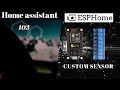 Home assistant 103 ESPhome custom Relays and Temperature