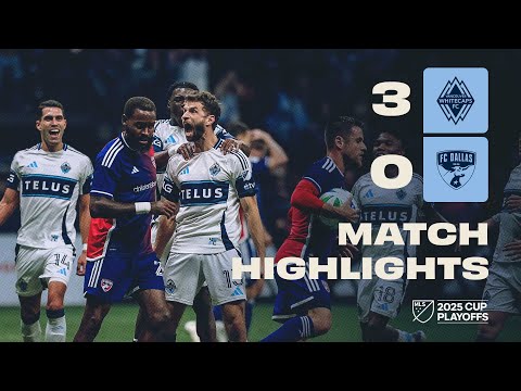 MLS CUP PLAYOFFS ROUND 1 GAME 1 HIGHLIGHTS🤩: Vancouver Whitecaps FC vs. FC Dallas | October 26