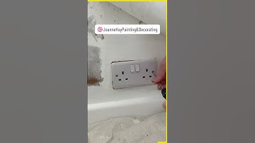 Handelstips: behangen rond een stopcontact