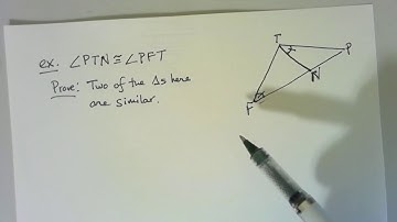 Proving Triangles Similar