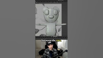 Compare Eyes w/ cube & subdivision modifier & uv sphere - 3d game character in Blender - 3.1 Bear
