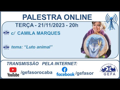 Assista: Palestra Online - c/ CAMILA MARQUES (21/11/2023)