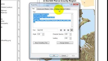 Ancillary Text | a GIS Video Tutorial by Gregory Lund