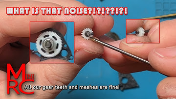 SCX24 - Fixing a Mystery Gear Clicking and Setting Your Mesh!