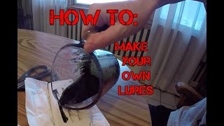 Making soft plastic baits (The easy way)