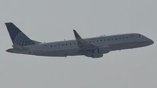United Express SkyWest Embraer E175LR Unicon Livery Takeoff From Idaho Falls N160SY