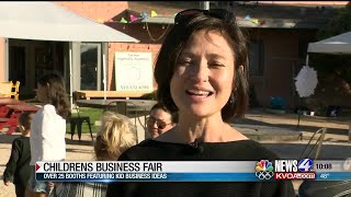 Kids show off business skills at special event