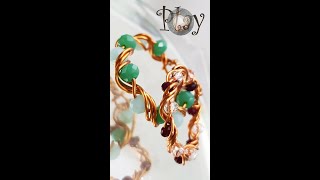 Play with wire | Twisted rings | Crystal | Small spherical stone @LanAnhHandmade 662 #Shorts