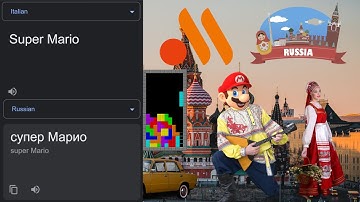 Super Mario in different languages meme