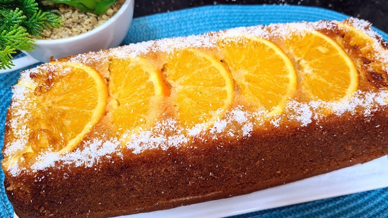 ملي جربتو ما وليتش نعجز عليه‼️هذا هو أسهل وأحسن كيك البرتقال🍊بدون كراميل