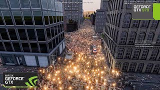City invaded by 800000 Zombies, Modern army come to defend | GTX 970 1080 | UEBS 2 screenshot 5