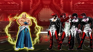 [KOF Mugen] Geese YS vs Orochi Iori Team