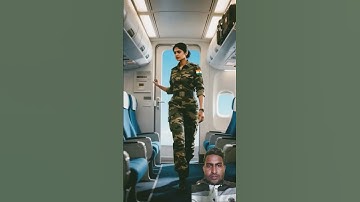 The soldier risked his life to save the passengers OF the plane #ai #army #ytshorts