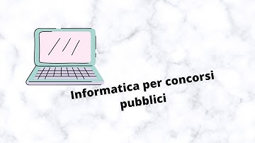 Informatica per concorsi pubblici #26