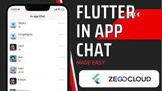 Building a Chat Application Using ZEGOCLOUD Chat API (Step by Step with Flutter)