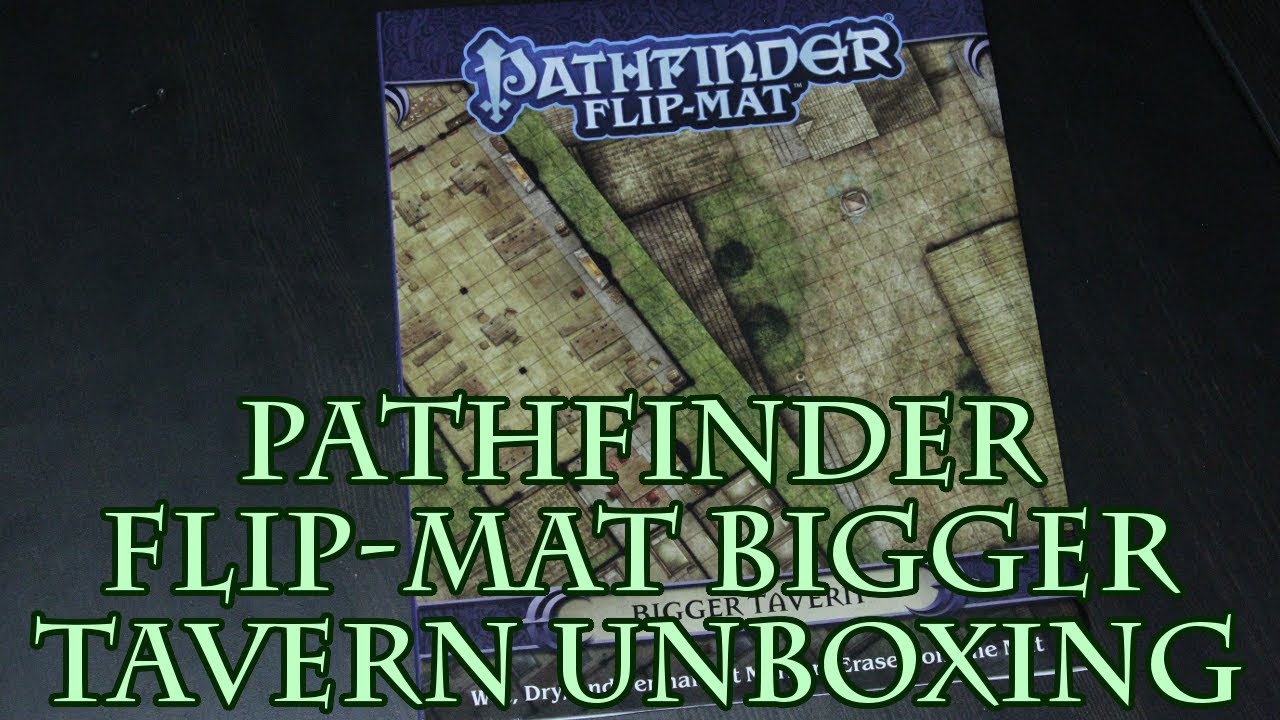 Pathfinder Flip-Mat: Bigger Tavern – Erweiterte Spielfläche Für Rollenspiele, 27x39 Zoll