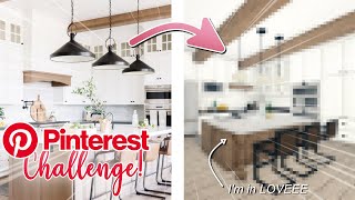 Pinterest builds my Bloxburg Kitchen... (Pinterest house challenge)