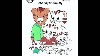 Color with Me Daniel Tiger and Family free coloring page