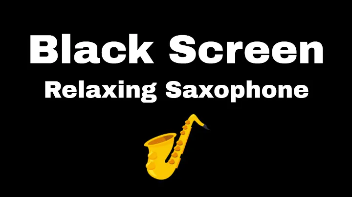 🎧Deep Sleep Meditation Dark Screen -  Relaxing Saxophone [Black Screen] [Meditation Music]