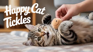 Cat Plays With Mouse While He Is Under A Tickle Attack Kitty Play Play
