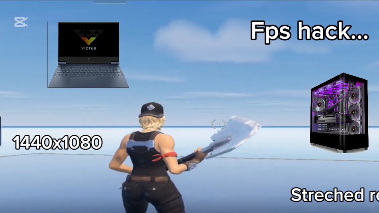 i tried streched resolution in fortnite...