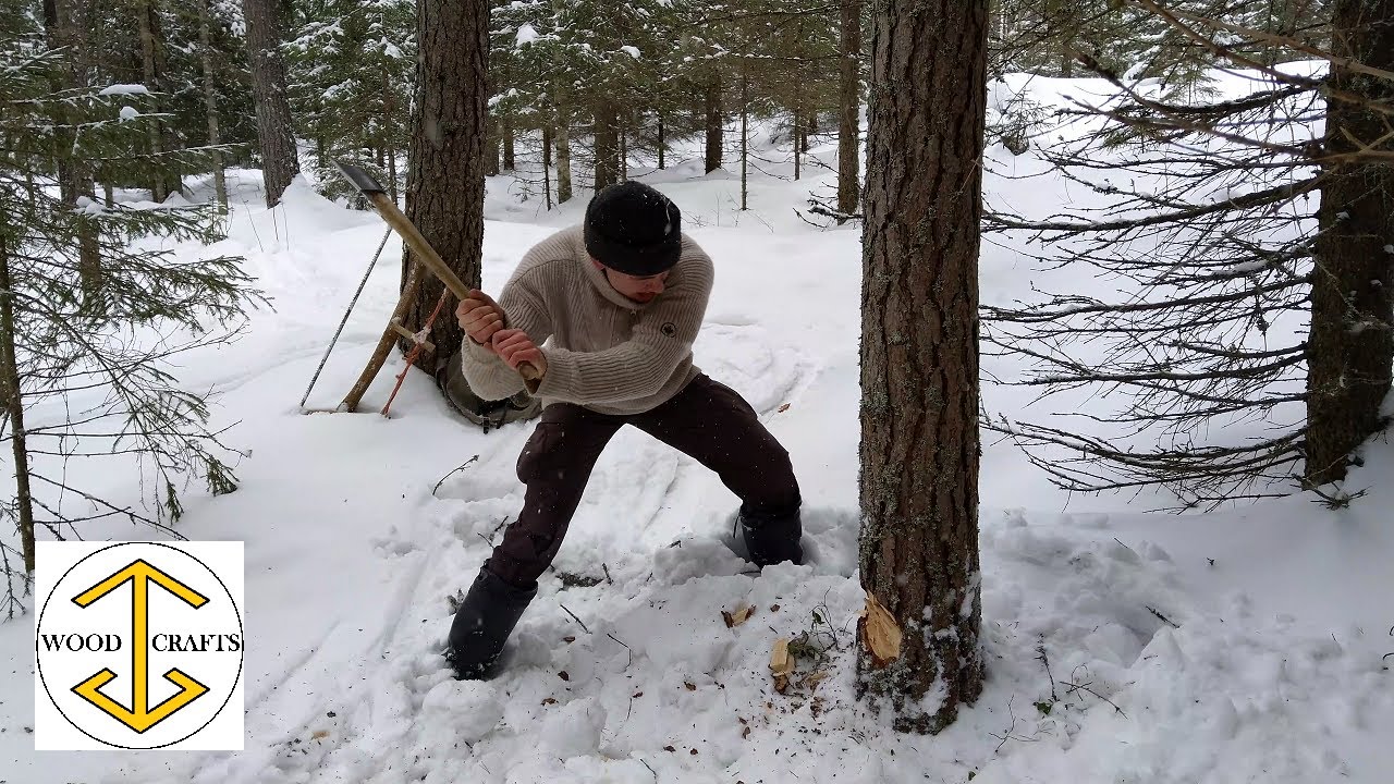 Основы работы с бревнами 1: Выбор, валка и колка бревен