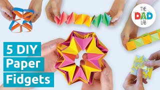 5 DIY Fidget Toys Ideas | Paper Crafts