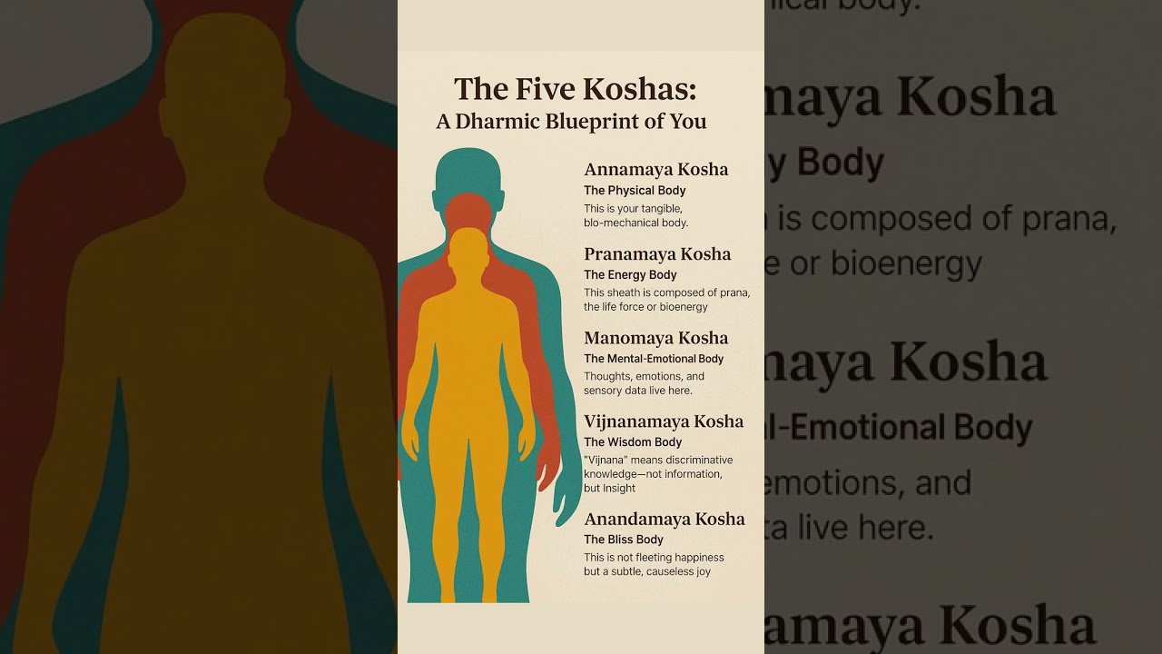 Pancha Koshas Explained | Ancient Vedic Wisdom Meets Modern Science & Healing| Hinduinfopedia