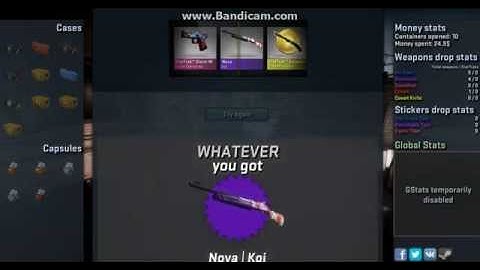 CS:GO BIG CASE OPENING \ 20 OPERATION BREAKOUT CASES \ M4A1-S CYREX (FN) 90Euro