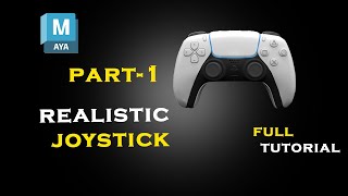 3d joystick modelling low poly part-1 || in maya