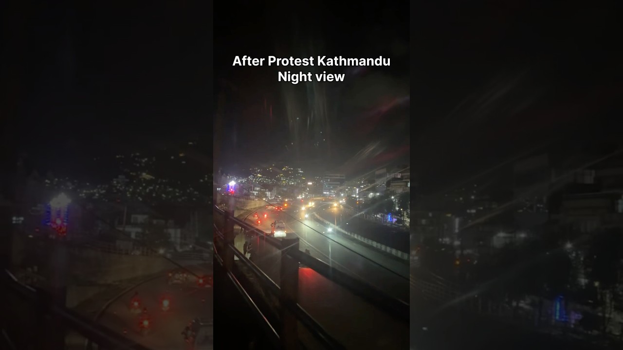 Night view genz Nepal  | be happy official | #shorts #ytshorts #youtubeshorts #genz #protest #nepal by Be Happy Official 